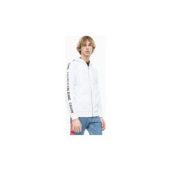 Bluzy Calvin Klein Jeans J30J312249 INSTIT SIDE. Białe bluzy męskie Calvin Klein Jeans, s, bez wzorów, z jeansu, bez kołnierzyka, bez rękawów, bez kaptura. Za 325,17 zł.