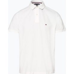 Tommy Hilfiger - Męska koszulka polo, biały. Białe koszulki męskie TOMMY HILFIGER, s, bez wzorów, klasyczne, bez rękawów. Za 199,95 zł.