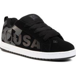 Sneakersy DC - Court Graffik Se 300927 Black/Grey/Black(XKSK). Czarne sneakersy męskie DC, bez zapięcia. W wyprzedaży za 239,00 zł.