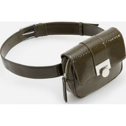 Saszetka biodrowa - Khaki. Brązowe saszetki damskie Reserved, bez wzorów, bez dodatków. Za 79,99 zł.
