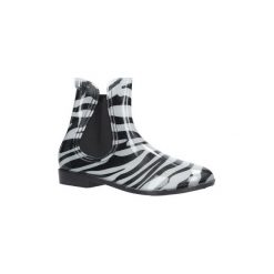 Botki Casu Czarne kalosze sztyblety zebra YJ-21. Czarne botki damskie na zamek Casu. Za 58,99 zł.