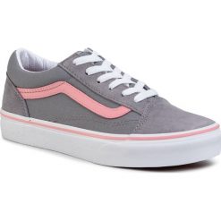 Tenisówki VANS - Old Skool VN0A4UHZWL91 (Pop)Frost Gry/Pink Icing. Szare półbuty damskie Vans, bez wzorów, ze skóry, bez zapięcia. Za 239,00 zł.