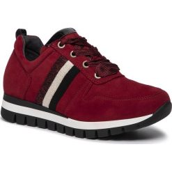 Sneakersy GABOR - 36.435.38 Dk/Opera(Schw/Rot). Czerwone półbuty damskie Gabor, ze skóry. W wyprzedaży za 379,00 zł.