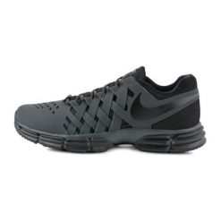 Nike Buty Treningowe Lunar Fingertrap Tr Grey 45. Szare buty sportowe męskie Nike, z gumy, bez zapięcia. W wyprzedaży za 239,00 zł.