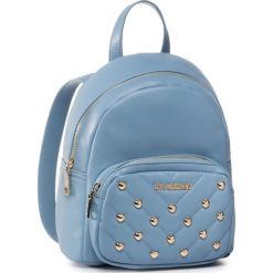 Plecak LOVE MOSCHINO - JC4235PP0AKE0700 Azzurro. Niebieskie plecaki damskie Love Moschino, bez wzorów, ze skóry ekologicznej. W wyprzedaży za 609,00 zł.