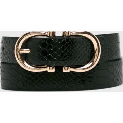 Glamorous - Pasek. Czarne paski damskie Glamorous, w paski, ze skóry ekologicznej. Za 59,90 zł.