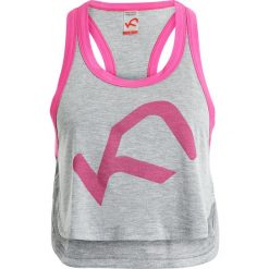 KariTraa Top grey. Szare topy sportowe damskie marki KariTraa, xs, z elastanu. W wyprzedaży za 126,75 zł.