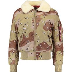 Alpha Industries INJECTOR III Kurtka Bomber chocolate chip. Brązowe kurtki męskie Alpha Industries, m, bez wzorów, z nylonu. W wyprzedaży za 371,60 zł.