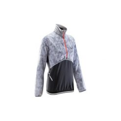 Bluza do biegania Evolutiv trail damska. Różowe bluzy sportowe damskie KALENJI, z elastanu, z długim rękawem, długie. W wyprzedaży za 99,99 zł.
