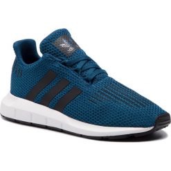 Buty adidas - Swift Run C CG6925 Legmar/Cblack/Ftwwht. Niebieskie półbuty dziewczęce Adidas, na sznurówki. Za 229,00 zł.