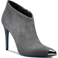 Buty zimowe damskie: Botki LORIBLU – 7I A19438 AC Camoscio Antracite 9708G