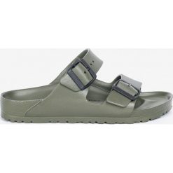 Birkenstock - Klapki Arizona EVA. Zielone klapki damskie Birkenstock, bez wzorów, ze skóry, bez obcasa, na obcasie. Za 179,90 zł.