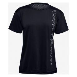 Under Armour Armour Sport Graphic Koszulka Czarny. Czarne topy damskie Under Armour, m, z nadrukiem, z elastanu, bez kołnierzyka, z krótkim rękawem, krótkie, bez kaptura. Za 171,95 zł.