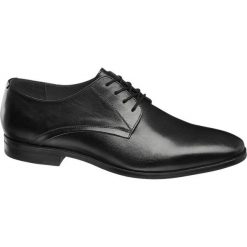 Buty wizytowe męskie: eleganckie buty męskie AM SHOE czarne