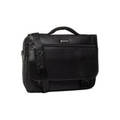 TORBA Lanetti BMM-U-008-10-03 Czarny. Czarne torby męskie skórzane Lanetti, bez wzorów, ze skóry ekologicznej. Za 199,99 zł.