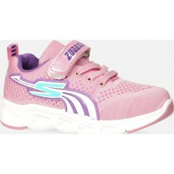 Różowe buty sportowe na rzep casu 204/11m. Różowe buty dziewczęce sportowe Casu, bez wzorów, bez zapięcia. Za 49,99 zł.