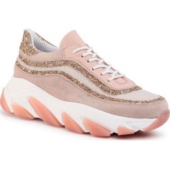 Sneakersy EVA MINGE - EM-23-07-000644 103. Brązowe półbuty damskie Eva Minge, ze skóry. W wyprzedaży za 349,00 zł.