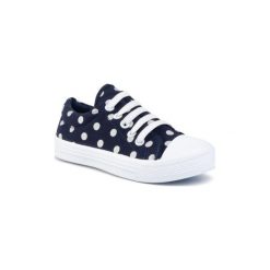 MB 4BS21/1-28POIR Granatowy. Niebieskie trampki dziewczęce MB, bez wzorów, z materiału, bez zapięcia. Za 44,99 zł.