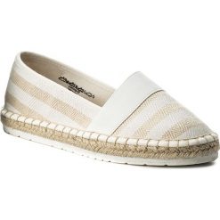 Espadryle MARCO TOZZI - 2-24214-20 White Comb 197. Brązowe espadryle damskie Marco Tozzi, bez wzorów, ze skóry ekologicznej, bez obcasa, na płaskiej podeszwie. W wyprzedaży za 129,00 zł.