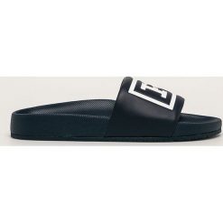Polo Ralph Lauren - Klapki. Niebieskie kapcie męskie Polo Ralph Lauren, z gumy, bez zapięcia. W wyprzedaży za 159,90 zł.