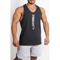 Bluzka męska GREGORY BLACK. Czarne t-shirty męskie IVET, m, z nadrukiem, z bawełny, sportowe, bez kołnierzyka. W wyprzedaży za 39,00 zł.