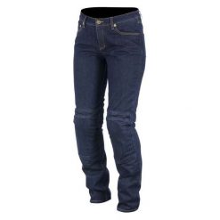Spodnie turystyczne ALPINESTARS STELLA KERRY kolor granatowy, rozmiar 4. Niebieskie spodnie damskie Alpinestars, z jeansu. Za 399,00 zł.