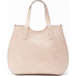 Kuferki damskie: Skórzana Torba In pelle Exclusive Beż