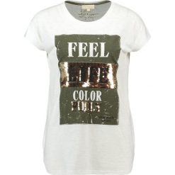 T-shirty damskie: talkabout 1/2 ARM Tshirt z nadrukiem offwhite melange