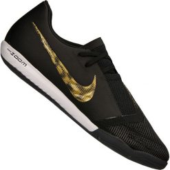 Buty halowe Nike Zoom Phantom Vnm Pro Ic M BQ7496-077. Czarne buty sportowe męskie Nike, na wiosnę, z gumy, bez zapięcia, do piłki nożnej, nike zoom. W wyprzedaży za 399,00 zł.