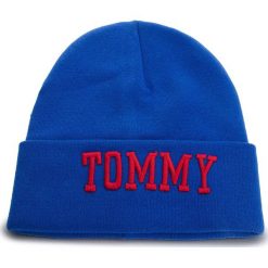 Czapka TOMMY JEANS - Tjw Varsity Beanie AW0AW05987 435. Niebieskie czapki damskie Tommy Jeans, bez wzorów, z bawełny. W wyprzedaży za 159,00 zł.