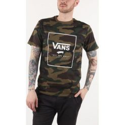 Vans Koszulka Zielony Brązowy. Pomarańczowe podkoszulki męskie Vans, m, bez wzorów, z bawełny, militarne, bez kołnierzyka, krótkie. Za 145,95 zł.