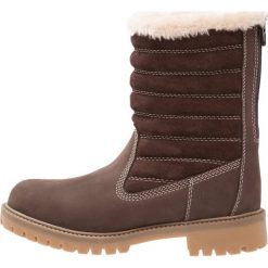 Buty zimowe damskie: Darkwood Botki dark brown