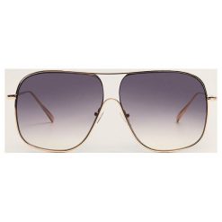 Mango - Okulary Double. Szare okulary przeciwsłoneczne damskie Mango. W wyprzedaży za 49,90 zł.
