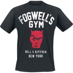 T-shirty męskie z nadrukiem: Daredevil Fogwell's Gym T-Shirt czarny