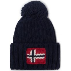Czapka NAPAPIJRI - Semiury 2 N0YKCK176 Blu Marine 176. Niebieskie czapki damskie Napapijri, na zimę, bez wzorów, z wiskozy. W wyprzedaży za 129,00 zł.