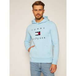 Bluza TOMMY HILFIGER Flag Hoody MW0MW14203. Szare bluzy męskie TOMMY HILFIGER, m, bez wzorów, bez kołnierzyka, bez rękawów, bez kaptura. Za 539,00 zł.