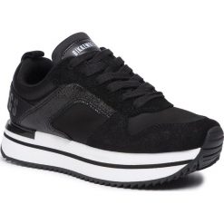 Sneakersy BIKKEMBERGS - Low Top Lace Up B4BKW0057 Black. Brązowe półbuty damskie Bikkembergs, ze skóry. Za 949,00 zł.