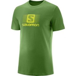 Salomon Koszulka Męska Blend Logo Ss Tee M Treetop M. Brązowe koszulki sportowe męskie marki Salomon, m, z bawełny, z krótkim rękawem, na fitness i siłownię. Za 115,00 zł.