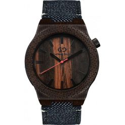 Zegarek Giacomo Design Drewniany męski GD08603. Czarne zegarki męskie marki Giacomo Design. Za 487,99 zł.