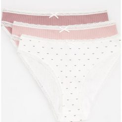 Majtki 3 pack - Kremowy. Białe majtki damskie Reserved, s. Za 39,99 zł.