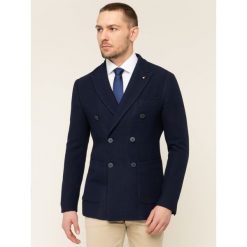Marynarka Tommy Hilfiger Tailored Double Breasted TT0TT06684. Niebieskie marynarki męskie Tommy Hilfiger Tailored, m, bez wzorów, z elastanu, biznesowe. W wyprzedaży za 1259,00 zł.