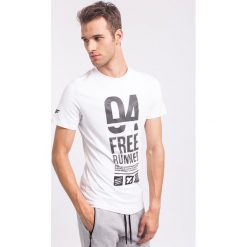 T-shirty męskie z nadrukiem: T-shirt męski TSM206z – biały