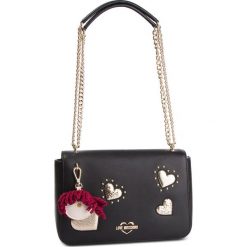 Torebka LOVE MOSCHINO - JC4059PP17LF0000 Nero. Czarne torebki klasyczne damskie Love Moschino, bez wzorów, ze skóry ekologicznej, klasyczne, bez dodatków. W wyprzedaży za 649,00 zł.