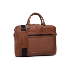 TORBA Lanetti BMM-U-030-33-03 Camel. Brązowe torby męskie skórzane Lanetti, bez wzorów, ze skóry ekologicznej. Za 159,99 zł.