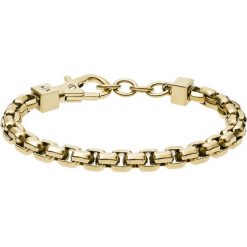 Armani Exchange - Bransoletka. Żółte bransoletki męskie Armani Exchange, metalowe. Za 349,90 zł.