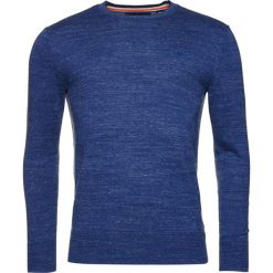 Swetry klasyczne męskie: Superdry ORANGE LABEL CREW Sweter mineral blue grindle