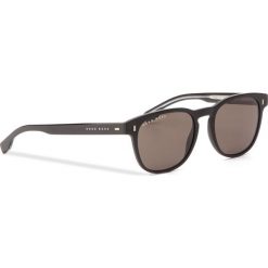 Okulary przeciwsłoneczne BOSS - 0875/S Black/Crysblk YPP. Czarne okulary przeciwsłoneczne męskie Boss, z tworzywa sztucznego. W wyprzedaży za 559,00 zł.