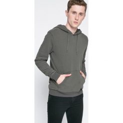 Review - Bluza. Szare bluzy męskie Review, xl, bez wzorów, z bawełny, z kapturem, bez rękawów, z kapturem. W wyprzedaży za 69,90 zł.