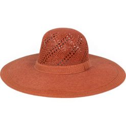 Kapelusz damski Natural beauty pomarańczowy. Brązowe kapelusze damskie Art of Polo. Za 36,52 zł.