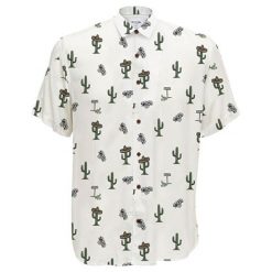 ONLY&SONS Koszula męska Pop Sane As Aop White (rozmiar S). Białe koszule męskie Only&Sons, s, bez wzorów, bez kołnierzyka, bez rękawów. W wyprzedaży za 85,00 zł.